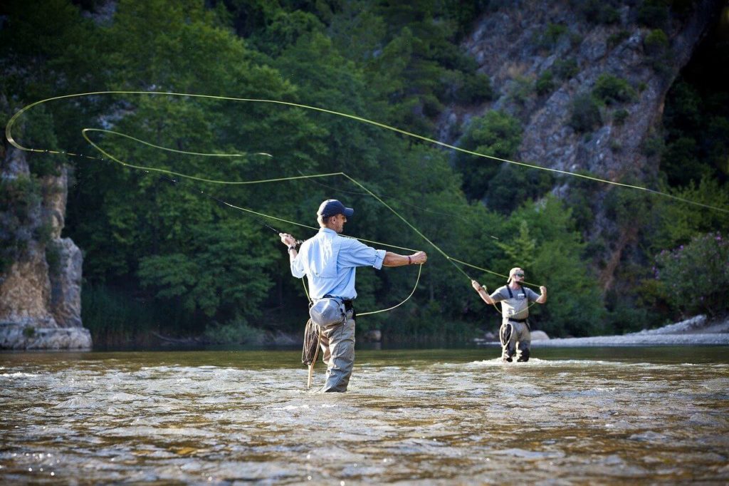 fliegenfischen werfen